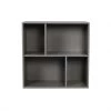 Meubles & Design Étagères Petite étagère Carrée Style Moderne Gris Foncé