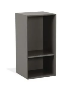 Meubles & Design Étagères Petite étagère Murale 2 Niches Gris