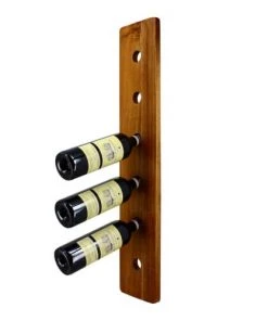 OGO Living Étagères Porte Bouteille Mural En Bois D'acacia H80cm -Vaisseliers Soldes Magasin porte bouteille mural en bois d acacia h80cm 3