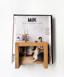 Arne Lykke Étagères Porte-revue Mural En Chêne Bois Clair -Vaisseliers Soldes Magasin porte revue mural en chene bois clair 2