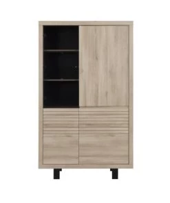 Gami Vaisseliers Rangement Haut Effet Bois Marron