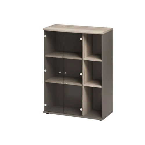 Gami Étagères Rangement Haut Effet Bois Marron 1 Gami Étagères Rangement Haut Effet Bois Marron