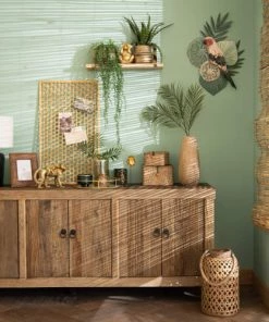 Maisons Du Monde Étagères Rangement Mural En Manguier Et Métal -Vaisseliers Soldes Magasin rangement mural en manguier et metal 1000 3 20 204241 4