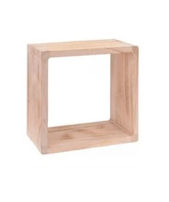 Wadiga Étagères Set De 3 étagères Carrées En Bois - 42x42x20cm -Vaisseliers Soldes Magasin set de 3 etageres carrees en bois 42x42x20cm 2