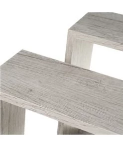 Wadiga Set De 3 Étagères Murales Carrées En Bois Gris - 30x30x11.7cm -Vaisseliers Soldes Magasin set de 3 etageres murales carrees en bois gris 30x30x11 7cm 3