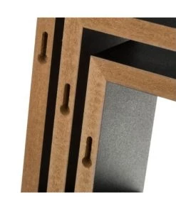 Wadiga Étagères Set De 3 étagères Murales Carrées En Bois Noir - 25x25x9cm -Vaisseliers Soldes Magasin set de 3 etageres murales carrees en bois noir 25x25x9cm 4