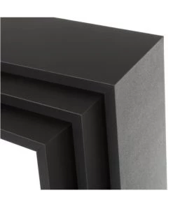 Wadiga Étagères Set De 3 étagères Murales En Bois MDF Noir 30x30x11,7cm -Vaisseliers Soldes Magasin set de 3 etageres murales en bois mdf noir 30x30x11 7cm 5