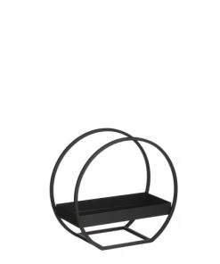 Mica Decorations Étagères Support De Décoration Noir H28