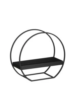 Mica Decorations Étagères Support De Décoration Noir H38