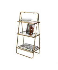 Bepurehome Étagères Table D'appoint Avec 3 étagères Métal Doré 106x58x33 -Vaisseliers Soldes Magasin table d appoint avec 3 etageres metal dore 106x58x33 2