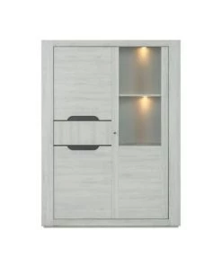 Gami Vaisseliers Vaisselier 2 Portes Atalante En Bois Gris -Vaisseliers Soldes Magasin vaisselier 2 portes atalante en bois gris 2