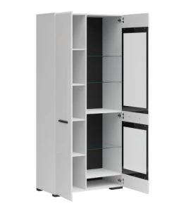 Vaisseliers Soldes Magasin -Vaisseliers Soldes Magasin vaisselier 2 portes blanc 1