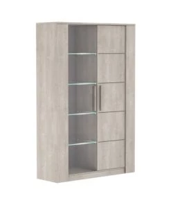 Calicosy Vaisseliers Vaisselier 2 Portes Décor Chêne Campagne - L114 X H175,8 Cm 8 Calicosy Vaisseliers Vaisselier 2 Portes Décor Chêne Campagne - L114 X H175,8 Cm -Vaisseliers Soldes Magasin vaisselier 2 portes decor chene campagne l114 x h175 8 cm 2