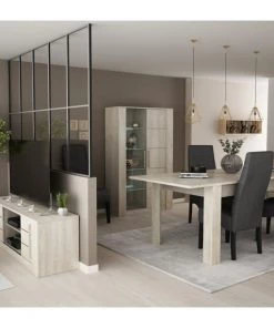 Calicosy Vaisseliers Vaisselier 2 Portes Décor Chêne Campagne - L114 X H175,8 Cm 11 Calicosy Vaisseliers Vaisselier 2 Portes Décor Chêne Campagne - L114 X H175,8 Cm -Vaisseliers Soldes Magasin vaisselier 2 portes decor chene campagne l114 x h175 8 cm 5