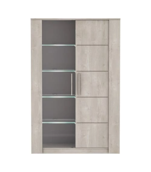 Calicosy Vaisseliers Vaisselier 2 Portes Décor Chêne Campagne - L114 X H175,8 Cm 1 Calicosy Vaisseliers Vaisselier 2 Portes Décor Chêne Campagne - L114 X H175,8 Cm