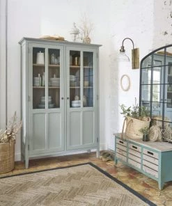 Maisons Du Monde Vaisseliers Vaisselier 2 Portes Vert De Gris -Vaisseliers Soldes Magasin vaisselier 2 portes vert de gris 1000 2 9 209068 2