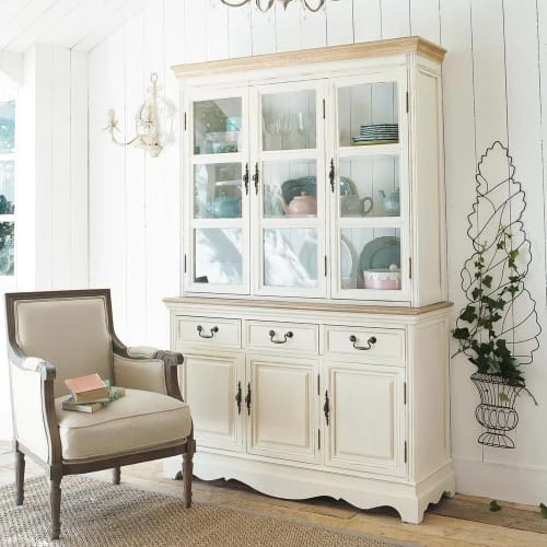 Maisons Du Monde Vaisseliers Vaisselier 3 Tiroirs Crème 5 Maisons Du Monde Vaisseliers Vaisselier 3 Tiroirs Crème – Image 5