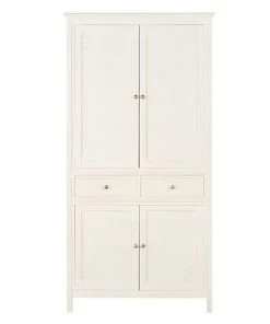 Maisons Du Monde Vaisseliers Vaisselier 4 Portes 2 Tiroirs Blanc Cassé