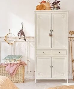 Maisons Du Monde Vaisseliers Vaisselier 4 Portes 2 Tiroirs Blanc Cassé -Vaisseliers Soldes Magasin vaisselier 4 portes 2 tiroirs blanc casse 1000 16 11 219894 4