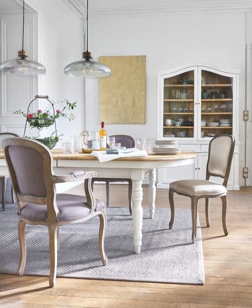 Maisons Du Monde Vaisseliers Vaisselier 4 Portes 2 Tiroirs En Manguier Massif Blanc 4 Maisons Du Monde Vaisseliers Vaisselier 4 Portes 2 Tiroirs En Manguier Massif Blanc – Image 4