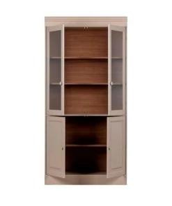 VtWonen Vaisseliers Vaisselier 4 Portes En Bois Beige -Vaisseliers Soldes Magasin vaisselier 4 portes en bois beige 3