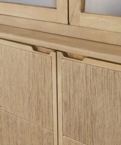 Maisons Du Monde Vaisseliers Vaisselier 4 Portes En Sisal -Vaisseliers Soldes Magasin vaisselier 4 portes en sisal 1000 8 5 220175 3