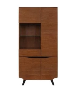 Brw Vaisseliers Vaisselier 4 Portes Naturel Foncé -Vaisseliers Soldes Magasin vaisselier 4 portes naturel fonce 2