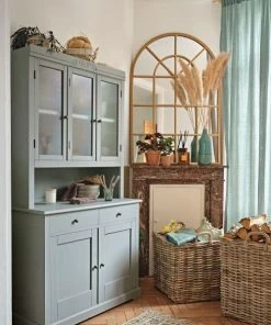 Maisons Du Monde Vaisseliers Vaisselier 5 Portes 2 Tiroirs Vert De Gris -Vaisseliers Soldes Magasin vaisselier 5 portes 2 tiroirs vert de gris 1000 2 14 219897 6