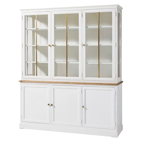 Maisons Du Monde Vaisseliers Vaisselier 6 Portes Blanc 2 Maisons Du Monde Vaisseliers Vaisselier 6 Portes Blanc – Image 2