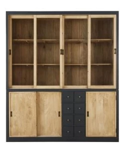 Maisons Du Monde Vaisseliers Vaisselier 7 Portes En Manguier Massif Et Verre Trempé