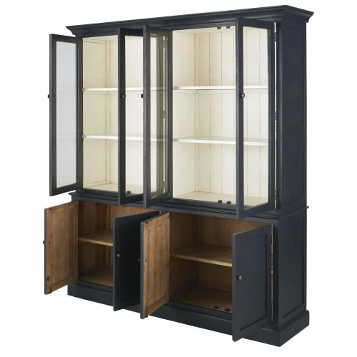 Maisons Du Monde Vaisseliers Vaisselier 8 Portes Gris Anthracite 2 Maisons Du Monde Vaisseliers Vaisselier 8 Portes Gris Anthracite – Image 2