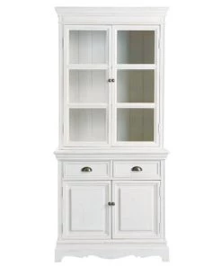 Maisons Du Monde Vaisseliers Vaisselier En Bois De Paulownia Blanc L 86 Cm