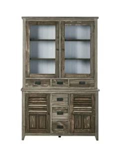 Bois Dessus Bois Dessous Vaisseliers Vaisselier En Bois De Pin Recyclé 4 Portes 6 Tiroirs