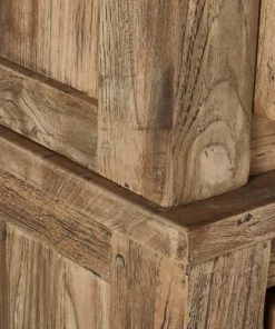 Bois Dessus Bois Dessous Vaisseliers Vaisselier En Bois De Teck Recyclé 4 Portes 2 Tiroirs -Vaisseliers Soldes Magasin vaisselier en bois de teck recycle 4 portes 2 tiroirs 5