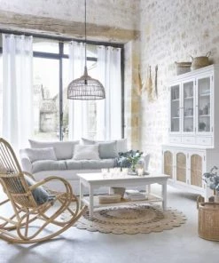 Maisons Du Monde Vaisseliers Vaisselier En Cannage 6 Portes Blanc Cassé -Vaisseliers Soldes Magasin vaisselier en cannage 6 portes blanc casse 1000 7 27 209209 4