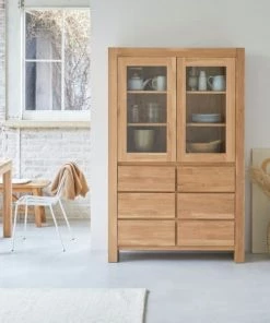 Tikamoon Vaisseliers Vaisselier En Chêne Massif