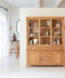 Tikamoon Vaisseliers Vaisselier En Teck Massif 160 Cm