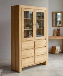 Tikamoon Vaisseliers Vaisselier En Teck Massif 8 Tikamoon Vaisseliers Vaisselier En Teck Massif -Vaisseliers Soldes Magasin vaisselier en teck massif 3