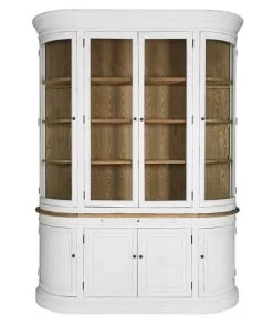 Maisons Du Monde Vaisseliers Vaisselier Vitré 8 Portes En Pin Recyclé Blanc Patiné