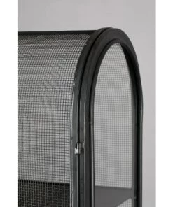 Dutchbone Vitrines Vitrine 1 Porte En Métal Noir -Vaisseliers Soldes Magasin vitrine 1 porte en metal noir 4