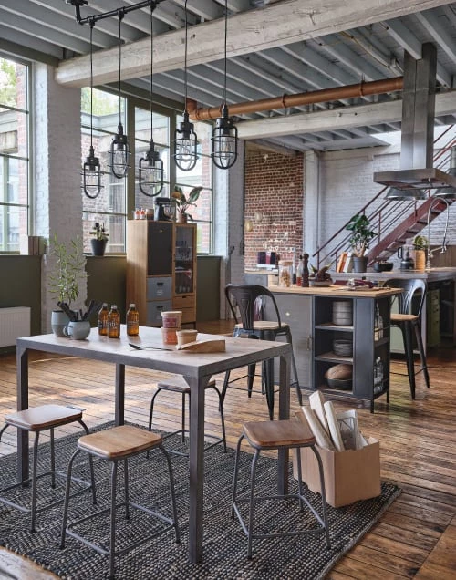 Maisons Du Monde Vitrines Vitrine 2 Portes 3 Tiroirs En Sapin Massif, Verre Et Métal 5 Maisons Du Monde Vitrines Vitrine 2 Portes 3 Tiroirs En Sapin Massif, Verre Et Métal – Image 5