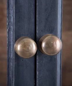 Altobuy Vitrines Vitrine 2 Portes 5 Niveaux Noir Et Bois -Vaisseliers Soldes Magasin vitrine 2 portes 5 niveaux noir et bois 5