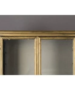 Dutchbone Vitrines Vitrine 2 Portes En Métal Or -Vaisseliers Soldes Magasin vitrine 2 portes en metal or 4