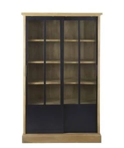 Maisons Du Monde Vitrines Vitrine 2 Portes En Pin Massif Et Verre Trempé