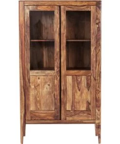 Kare Design Vitrines Vitrine 2 Portes En Sheesham Massif