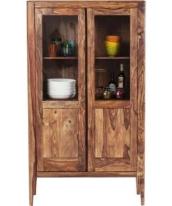 Kare Design Vitrines Vitrine 2 Portes En Sheesham Massif -Vaisseliers Soldes Magasin vitrine 2 portes en sheesham massif 4