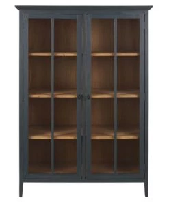 Maisons Du Monde Vitrines Vitrine 2 Portes Vert De Gris