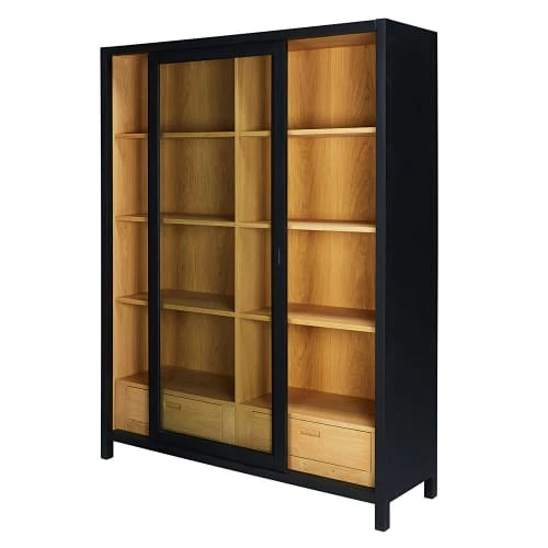 Maisons Du Monde Vitrines Vitrine 2 Tiroirs Noire 3 Maisons Du Monde Vitrines Vitrine 2 Tiroirs Noire – Image 3