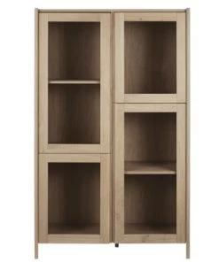 Maisons Du Monde Vitrines Vitrine 4 Portes 4 étagères En Bois
