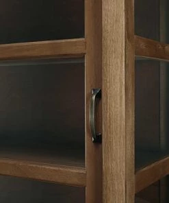 Maisons Du Monde Vitrines Vitrine 4 Portes En Manguier Massif Et Verre -Vaisseliers Soldes Magasin vitrine 4 portes en manguier massif et verre 1000 16 33 166616 4